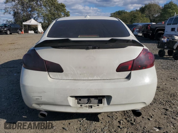 2008 Infiniti G35 x with VIN JNKBV61F98M278642, listed as a Copart auction lot 75118144 with Not Provided miles and Salvage Title. Bid and sale history available at DreamBid. Image 6.