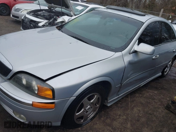 2002 Lincoln LS w/Base Pkg with VIN 1LNHM87A12Y607979, listed as a IAAI auction lot 41523445 with 174,826 mi miles. Bid and sale history available at carsss.com. Image 6.