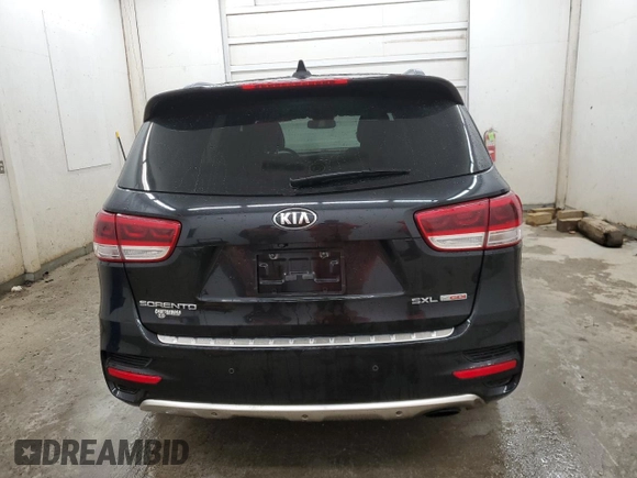 2016 Kia Sorento SXL with VIN 5XYPK4A1XGG006030, listed as a Copart auction lot 84155474 with 130,408 mi miles and Salvage Title. Bid and sale history available at carsss.com. Image 6.