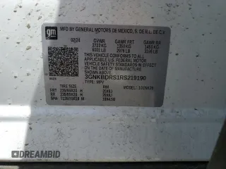 2024 Chevrolet Blazer LT z VIN 3GNKBDRS1RS219190, wystawiony jako Copart lot #53157555 z przebiegiem 13 013 mil mil oraz Szkoda całkowita • Salvage title. Historia ofert i sprzedaży dostępna na DreamBid. Obrazek 12.