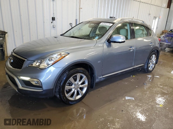 2017 Infiniti QX50 z VIN JN1BJ0RP7HM388499, wystawiony jako Copart lot #44345175 z przebiegiem 105 772 mil mil oraz Szkoda całkowita • Salvage title. Historia ofert i sprzedaży dostępna na DreamBid. Obrazek 1.