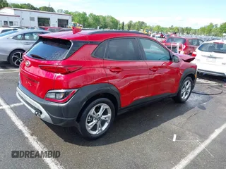 2022 Hyundai Kona SEL with VIN KM8K62AB6NU910444, listed as a IAAI auction lot 42017223 with 40,138 mi miles and . Bid and sale history available at carsss.com. Image 4.