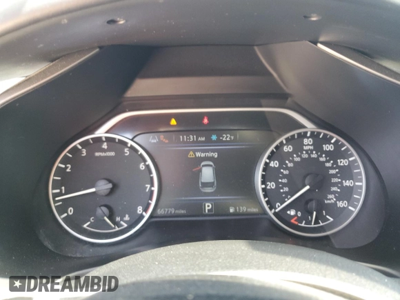 2020 Nissan Murano SV with VIN 5N1AZ2BS1LN124611, listed as a Copart auction lot 57388685 with 66,779 mi miles and Salvage title. Bid and sale history available at DreamBid. Image 9.