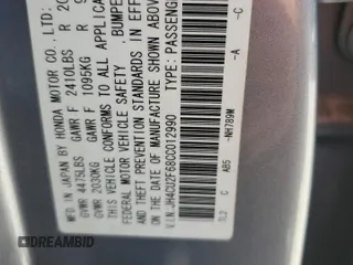 2012 Acura TSX Tech Pkg with VIN JH4CU2F68CC012990, listed as a Copart auction lot 54619285 with 175,359 mi miles and Salvage Title. Bid and sale history available at carsss.com. Image 12.