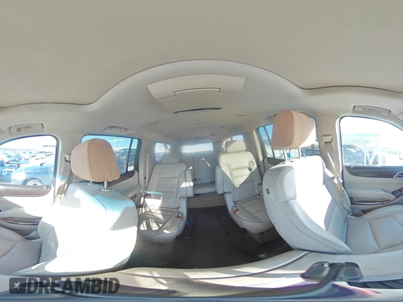 2015 GMC Yukon XL Denali with VIN 1GKS2JKJ8FR674890, listed as a Copart auction lot 45952505 with 120,032 mi miles and Salvage Title. Bid and sale history available at carsss.com. Image 14.
