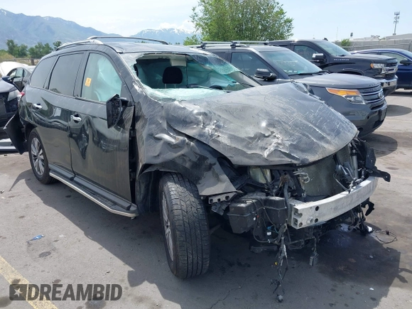 2018 Nissan Pathfinder SV with VIN 5N1DR2MM4JC636562, listed as a IAAI auction lot 42348812 with Not provided miles and . Bid and sale history available at DreamBid. Image 1.
