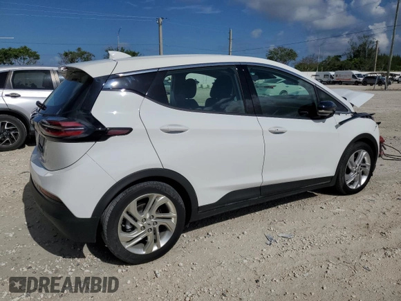 2023 Chevrolet Bolt EV 1LT with VIN 1G1FW6S07P4134718, listed as a Copart auction lot 59797105 with 25,215 mi miles and Non repairable. Bid and sale history available at DreamBid. Image 3.