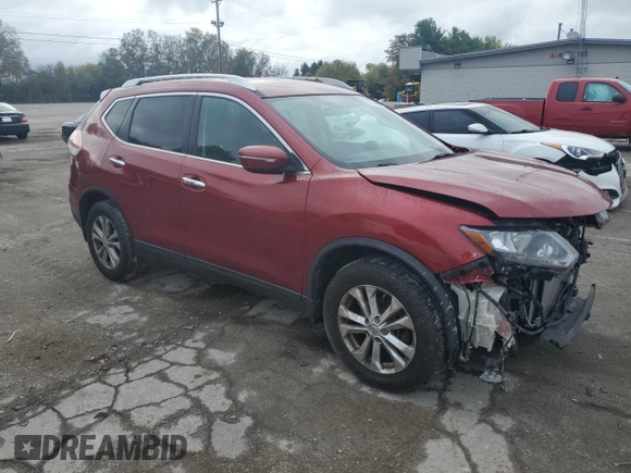 2015 Nissan Rogue S with VIN KNMAT2MT7FP537170, listed as a Copart auction lot 38707564 with 104,281 mi miles and Non Repairable. Bid and sale history available at carsss.com. Image 4.