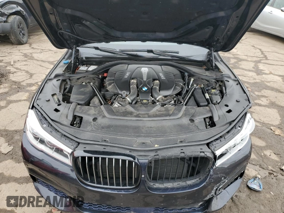 2017 BMW 7 Series ALPINA B7 xDrive with VIN WBA7F2C58HG421318, listed as a Copart auction lot 83636614 with Not provided miles and Salvage title. Bid and sale history available at DreamBid. Image 12.