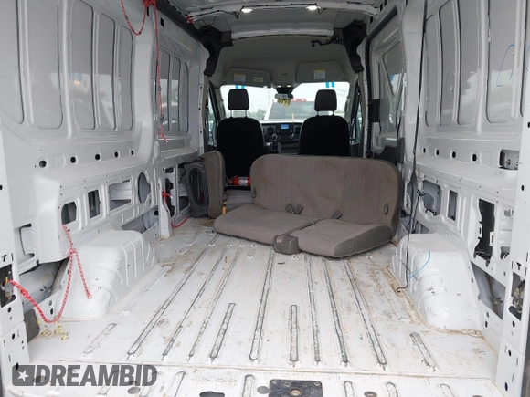 2021 Ford Transit Cargo with VIN 1FTBR1C80MKA31085, listed as a IAAI auction lot 42156172 with 41,076 mi miles and . Bid and sale history available at DreamBid. Image 8.