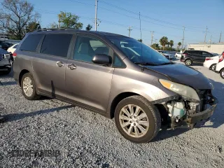 2011 Toyota Sienna LE with VIN 5TDJK3DC8BS005712, listed as a Copart auction lot 50637855 with 89,704 mi miles and Salvage Title. Bid and sale history available at carsss.com. Image 4.