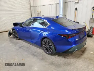 2021 Lexus IS 350 F Sport with VIN JTHGZ1E20M5020468, listed as a Copart auction lot 57848025 with 22,077 mi miles and Salvage title. Bid and sale history available at DreamBid. Image 2.