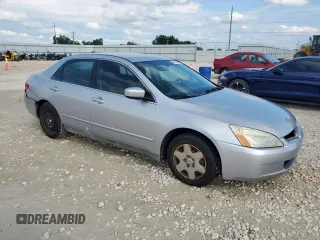 2005 Honda Accord LX with VIN 3HGCM56435G713309, listed as a Copart auction lot 60854495 with 237,574 mi miles and Clean title. Bid and sale history available at DreamBid. Image 4.