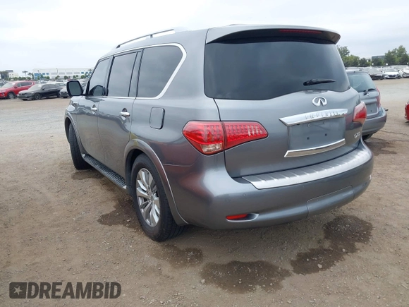 2015 Infiniti QX80 with VIN JN8AZ2NE9F9086475, listed as a IAAI auction lot 42783811 with 114,053 mi miles and . Bid and sale history available at DreamBid. Image 3.