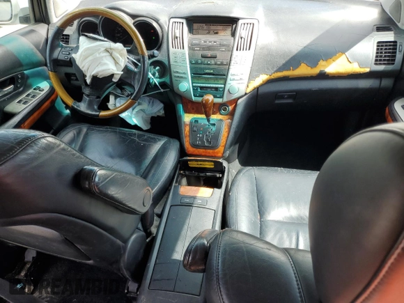 2004 Lexus RX 330 z VIN 2T2GA31U54C008228, wystawiony jako Copart lot #54125085 z przebiegiem 294 297 mil mil oraz Szkoda całkowita • Salvage title. Historia ofert i sprzedaży dostępna na DreamBid. Obrazek 8.