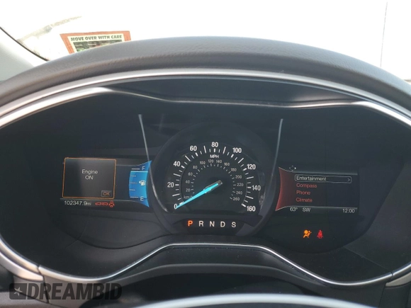 2016 Ford Fusion SE with VIN 3FA6P0H77GR236829, listed as a Copart auction lot 52959125 with 102,347 mi miles and Salvage Title. Bid and sale history available at carsss.com. Image 9.