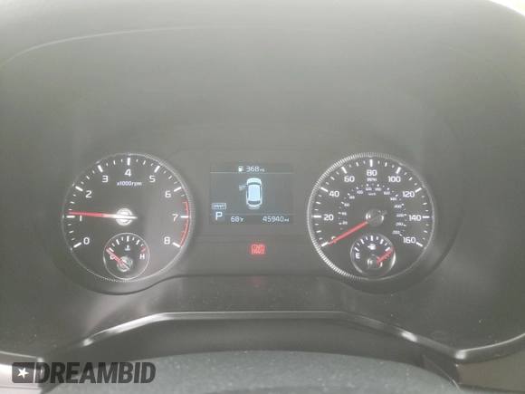 2022 Kia Telluride S with VIN 5XYP6DHC6NG240156, listed as a Copart auction lot 51934575 with 45,940 mi miles and Salvage Title. Bid and sale history available at DreamBid. Image 9.
