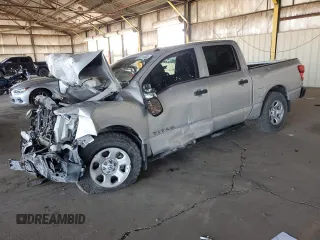 2020 Nissan Titan S with VIN 1N6AA1EE5LN503409, listed as a Copart auction lot 61011635 with Not provided miles and Salvage title. Bid and sale history available at DreamBid. Image 1.