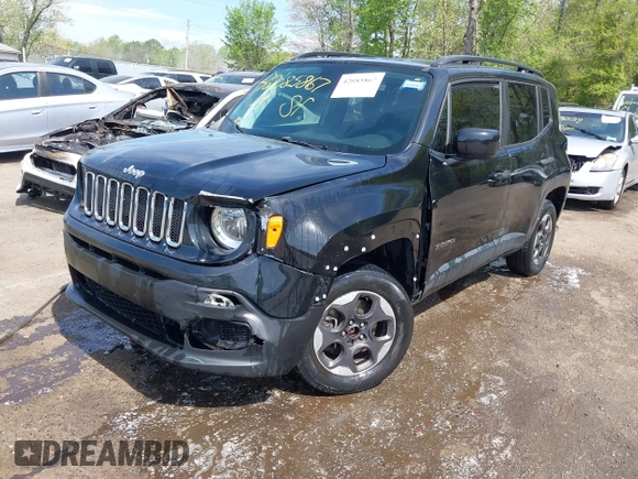 2018 Jeep Renegade Upland with VIN ZACCJBAB8JPH31972, listed as a IAAI auction lot 42085867 with 160,415 mi miles and . Bid and sale history available at DreamBid. Image 17.