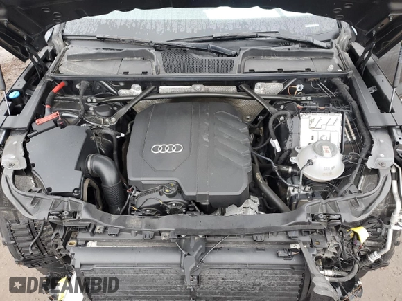 2022 Audi Q5 S line Premium Plus with VIN WA1EAAFY2N2028782, listed as a Copart auction lot 47129965 with 59,354 mi miles and Salvage Title. Bid and sale history available at carsss.com. Image 12.