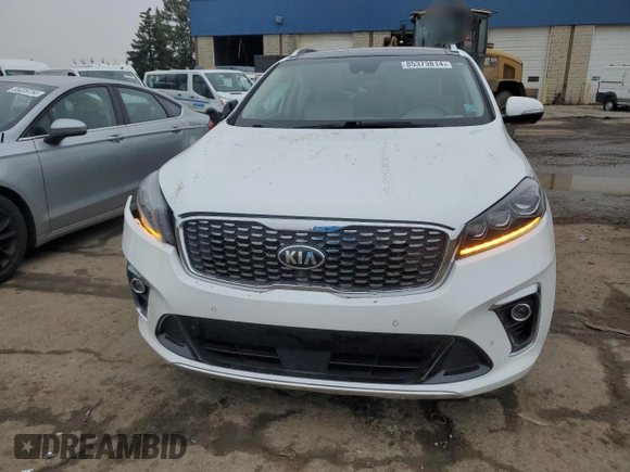 2019 Kia Sorento SX V6 with VIN 5XYPKDA59KG566097, listed as a Copart auction lot 85373814 with 68,593 mi miles and Clean Title. Bid and sale history available at carsss.com. Image 5.