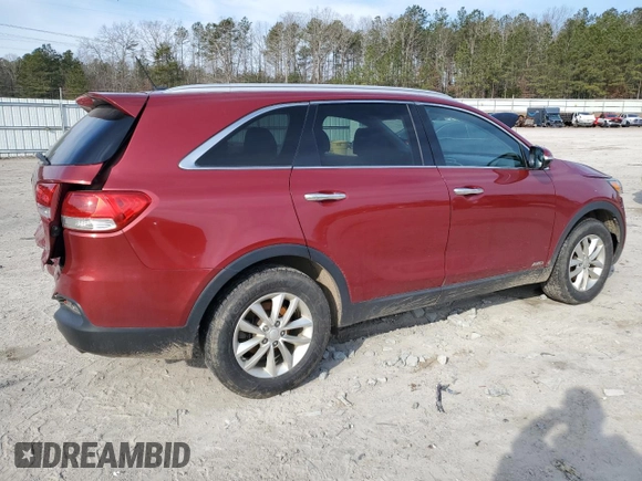 2017 Kia Sorento LX with VIN 5XYPGDA36HG262069, listed as a Copart auction lot 47067165 with 130,733 mi miles and Salvage Title. Bid and sale history available at carsss.com. Image 3.