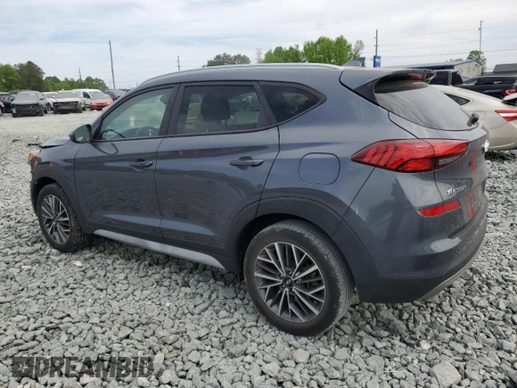 2021 Hyundai Tucson SEL z VIN KM8J33AL0MU290269, wystawiony jako Copart lot #56399545 z przebiegiem 90 948 mil mil oraz Szkoda całkowita • Salvage title. Historia ofert i sprzedaży dostępna na DreamBid. Obrazek 2.