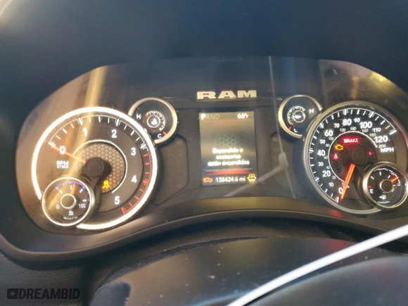 2023 Ram 3500 Tradesman with VIN 3C63RRGL2PG643681, listed as a Copart auction lot 80698534 with 138,424 mi miles and Clean Title. Bid and sale history available at carsss.com. Image 9.