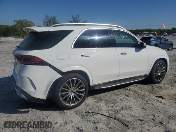 2021 Mercedes-Benz GLE 350 with VIN 4JGFB4JB9MA362951, listed as a Copart auction lot 52010995 with 44,988 mi miles and Salvage title. Bid and sale history available at DreamBid. Image 3.