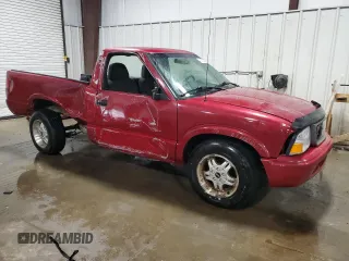 2003 GMC Sonoma SLS with VIN 1GTCS14H138149133, listed as a Copart auction lot 73502704 with 153,008 mi miles and Salvage Title. Bid and sale history available at DreamBid. Image 4.