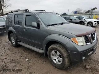 2006 Nissan Pathfinder SE with VIN 5N1AR18W06C649888, listed as a Copart auction lot 84391744 with 163,524 mi miles and Clean Title. Bid and sale history available at carsss.com. Image 4.