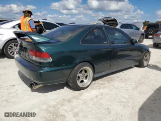 1998 Honda Civic EX with VIN 1HGEJ8142WL026790, listed as a Copart auction lot 77093954 with 225,905 mi miles and Salvage Title. Bid and sale history available at carsss.com. Image 3.