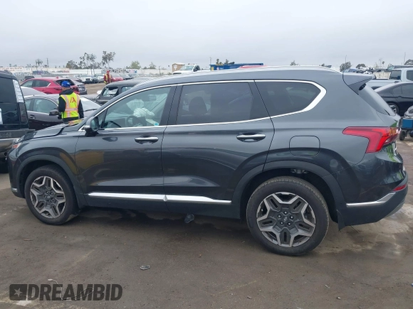 2023 Hyundai Santa Fe Limited with VIN 5NMS5DA19PH013204, listed as a IAAI auction lot 41909727 with 17,206 mi miles and . Bid and sale history available at DreamBid. Image 14.
