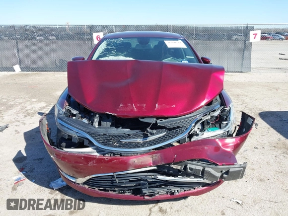 2015 Chrysler 200 Limited with VIN 1C3CCCAB4FN706412, listed as a IAAI auction lot 41760262 with 72,282 mi miles and . Bid and sale history available at DreamBid. Image 12.