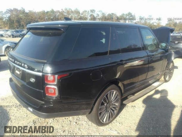 2019 Land Rover Range Rover with VIN SALGS5RE2KA555865, listed as a IAAI auction lot 30256188 with 15,966 mi miles. Bid and sale history available at carsss.com. Image 4.
