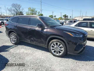 2021 Toyota Highlander Limited z VIN 5TDYZRAH8MS050939, wystawiony jako Copart lot #48616025 z przebiegiem 111 687 mil mil oraz Szkoda całkowita • Salvage title. Historia ofert i sprzedaży dostępna na DreamBid. Obrazek 4.