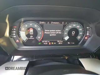 2022 Audi S3 Premium Plus z VIN WAUH3CGY2NA005111, wystawiony jako Copart lot #83374994 z przebiegiem 35 187 mil mil oraz Szkoda całkowita • Salvage title. Historia ofert i sprzedaży dostępna na DreamBid. Obrazek 9.