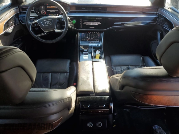 2019 Audi A8 L with VIN WAU8DAF84KN015999, listed as a Copart auction lot 88240025 with 61,406 mi miles and Salvage Title. Bid and sale history available at carsss.com. Image 8.