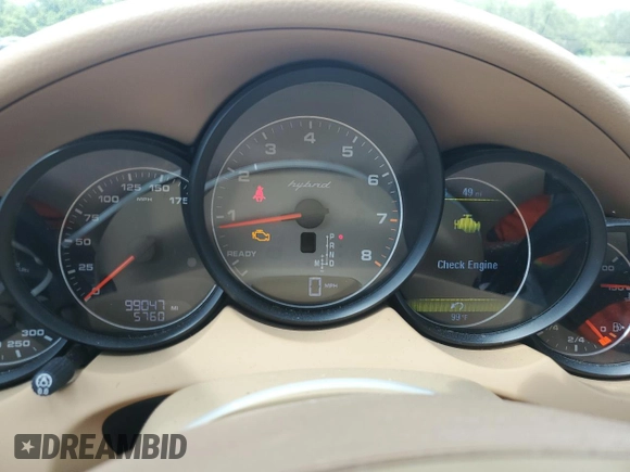 2014 Porsche Cayenne S Hybrid with VIN WP1AE2A29ELA51406, listed as a Copart auction lot 61163965 with 99,047 mi miles and Clean title. Bid and sale history available at DreamBid. Image 9.