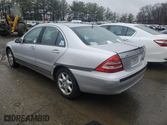2002 Mercedes-Benz C 230/260/280/320 with VIN WDBRF61J62F291411, listed as a Copart auction lot 49025615 with Not Provided miles and Salvage Title. Bid and sale history available at DreamBid. Image 2.