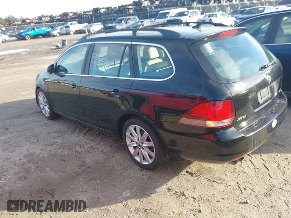 2010 Volkswagen Jetta SportWagen SE with VIN 3VWTZ7AJ5AM663711, listed as a IAAI auction lot 41238050 with 125,288 mi miles. Bid and sale history available at carsss.com. Image 3.