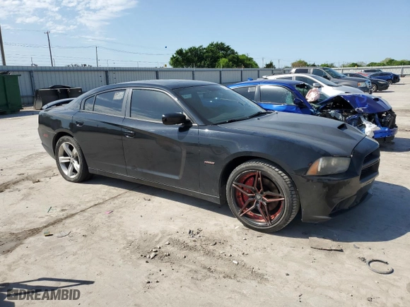 2013 Dodge Charger RT Plus with VIN 2C3CDXCT9DH529503, listed as a Copart auction lot 53038285 with 0 mi miles and Clean Title. Bid and sale history available at carsss.com. Image 4.