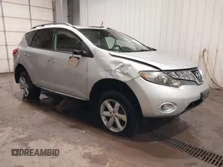2009 Nissan Murano S with VIN JN8AZ18W09W132893, listed as a IAAI auction lot 41180311 with 200,966 mi miles. Bid and sale history available at carsss.com. Image 1.