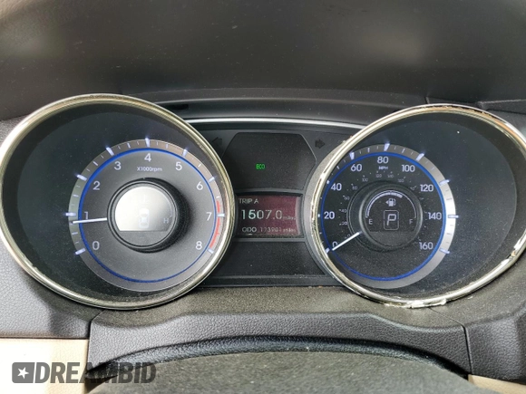 2013 Hyundai Sonata GLS with VIN 5NPEB4AC5DH629505, listed as a Copart auction lot 54120795 with 113,901 mi miles and Salvage Title. Bid and sale history available at carsss.com. Image 9.