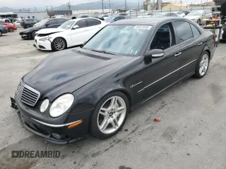 2005 Mercedes-Benz E-Class 5.5L AMG with VIN WDBUF76J85A704293, listed as a Copart auction lot 50822035 with 171,014 mi miles and Salvage Title. Bid and sale history available at carsss.com. Image 1.