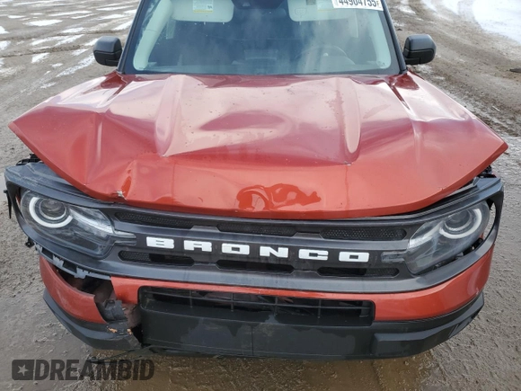2023 Ford Bronco Sport Big Bend z VIN 3FMCR9B61PRD34066, wystawiony jako Copart lot #44904755 z przebiegiem 21 877 mil mil oraz Szkoda całkowita • Salvage title. Historia ofert i sprzedaży dostępna na DreamBid. Obrazek 12.