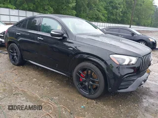 2023 Mercedes-Benz GLE 53 AMG with VIN 4JGFD6BB8PA949344, listed as a IAAI auction lot 42245206 with 29,621 mi miles and . Bid and sale history available at DreamBid. Image 1.