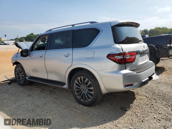 2023 Nissan Armada Platinum with VIN JN8AY2DA5P9403428, listed as a Copart auction lot 70490644 with Not Provided miles and Salvage Title. Bid and sale history available at carsss.com. Image 2.