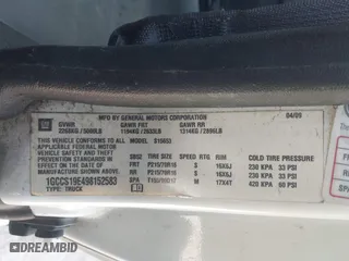 2009 Chevrolet Colorado Work Truck with VIN 1GCCS19E498152583, listed as a IAAI auction lot 41887121 with 245,280 mi miles. Bid and sale history available at carsss.com. Image 9.