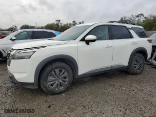 2023 Nissan Pathfinder SV with VIN 5N1DR3BA0PC252818, listed as a Copart auction lot 47821615 with 0 mi miles and Non Repairable. Bid and sale history available at carsss.com. Image 1.